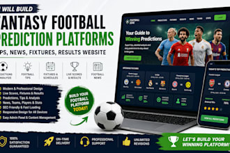 design a professional football academy or sports club website on wordpres