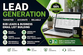 do lead generation and build targeted business email lists