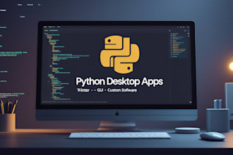 develop custom python tkinter gui desktop application