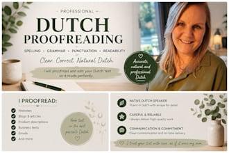 proofread your dutch text for grammar and spelling
