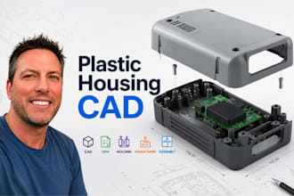 engineer plastic housing cad models product manufacturing requirements
