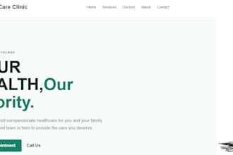 create a modern responsive website for your business