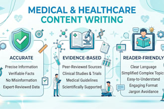 write medical articles and healthcare content