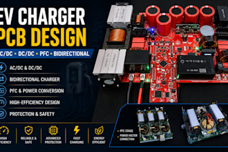 ev charger pcb dc dc converter power electronics hardware for electric vehicles