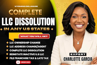 do llc dissolution, close ein, ownership change, llc amendment llc reinstatement