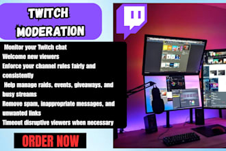 moderate and interact with your twitch chat