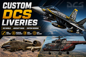 create custom dcs world liveries and aircraft skins