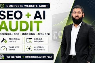 do a technical SEO audit and ai audit