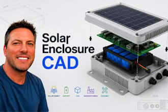 design solar product enclosure cad models renewable energy housing