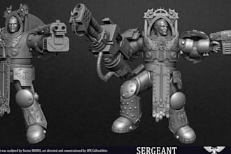 sculpt fix 3d characters, articulated figure for 3d printing