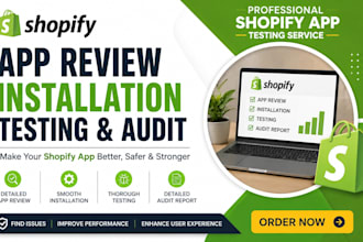 do shopify app review shopify app installation testing shopify app audit