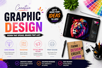 deliver creative graphics with professional quality