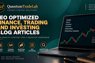offer SEO optimized finance, trading and investing blog articles