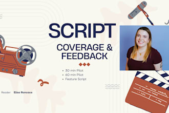 provide script coverage and developmental editing