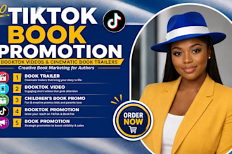 do tiktok book promotion children book promotion cinematic booktok video trailer