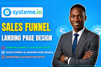 design systeme io sales funnel systeme io landing page systeme io website course