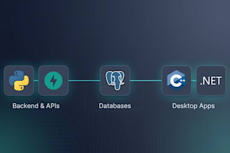 build backend and desktop applications