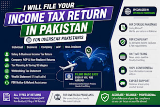 file overseas pakistani income tax return with fbr pakistan