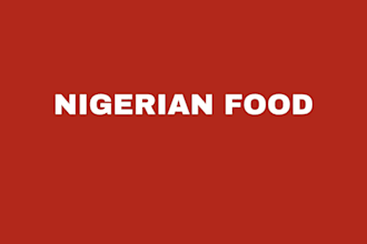 cook nutritional and healthy nigerian food