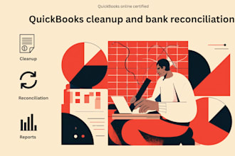 do professional monthly bookkeeping and quickbooks setup
