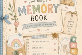 create a personalized baby memory book from your photos