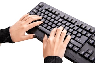 do professional english paragraph typing and copy typing
