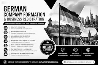 assist with german company formation and business registration in germany