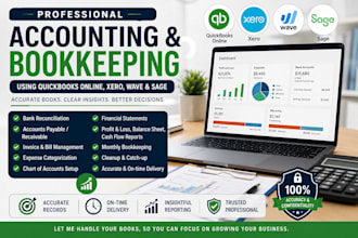 do accounting bookkeeping using quickbooks online xero wave sage