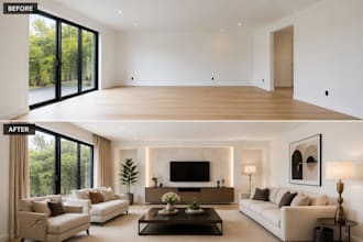 do luxury virtual staging and ai interior design