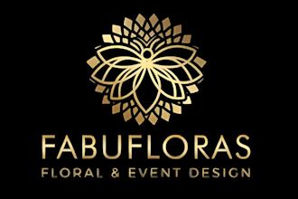 luxury design and frame of flower brand logo