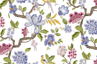 create  seamless textiles patterns for clothing and wallpaper