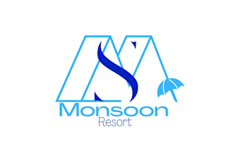 design professional travel, truism, outdoor and beach resort logo