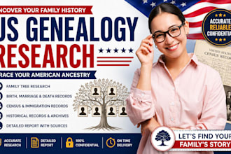 research your US genealogy and trace your american ancestry in an hour
