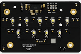design automotive pcb, bms, can bus, led pcb for headlights drl brake lights
