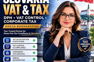 file slovakia dph return vat control corporate tax omega bookkeeping compliance