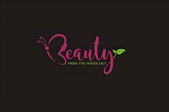 design luxury salon, spa, fashion, cosmetic and makeup logo