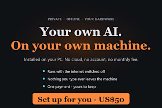 install a private offline ai chatbot on your windows pc