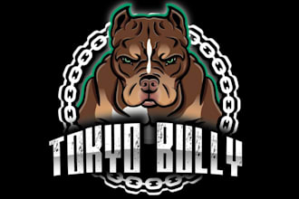 create high quality bull dog logo with unlimited revision