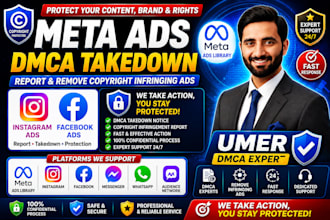 report meta ads for copyright infringement and dmca takedown