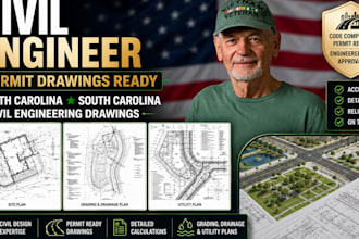 civil engineer civil engineering drawing north south carolina permit drawings