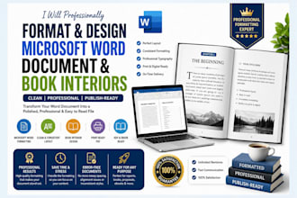 do microsoft word document formatting, ms word formatting, book interior design
