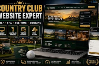 design private, country club spa, golf club, course website and tee time booking