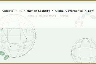 create climate and international relations research