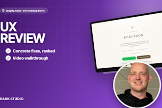 review your website with actionable UX and conversion feedback