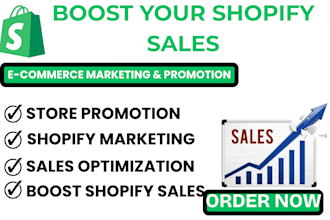 boost shopify sales with ecommerce marketing and promotion