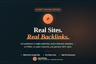 get you published on real, traffic driving guest post sites
