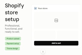 set up and configure your shopify store