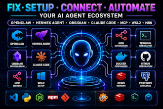 setup openclaw hermes agent obsidian second brain claudeforce wsl2 setup n8n