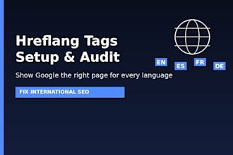 setup hreflang tags for your multilingual website