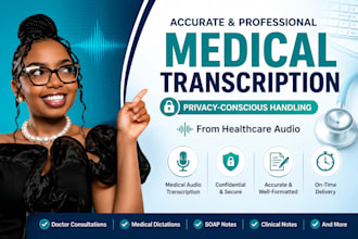 provide professional medical transcription with urgent delivery